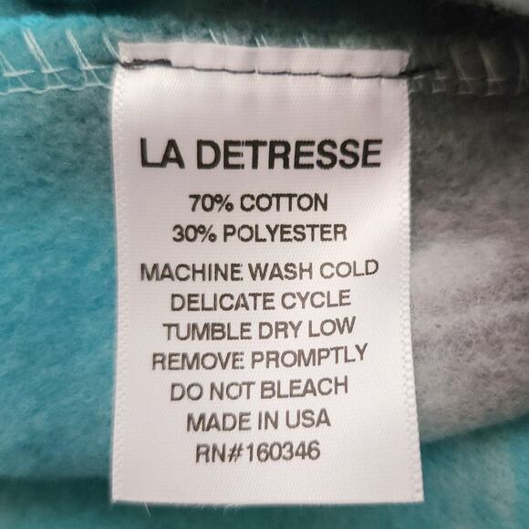 LA DETRESSE Limeade tie dye athleisure sweatpants comfy joggers Size S NEW - Picture 5 of 7